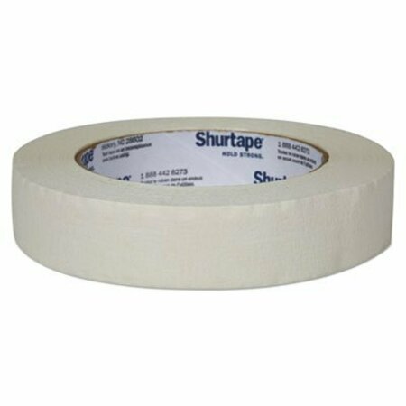 SHURTECH BRANDS Duck, COLOR MASKING TAPE, 3in CORE, 0.94in X 60 YDS, WHITE 240573
